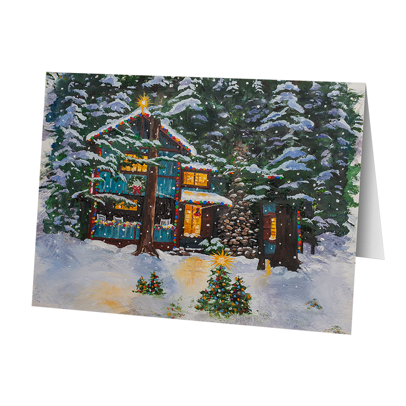 Camp Christmas Card- Imagine (5 cards)