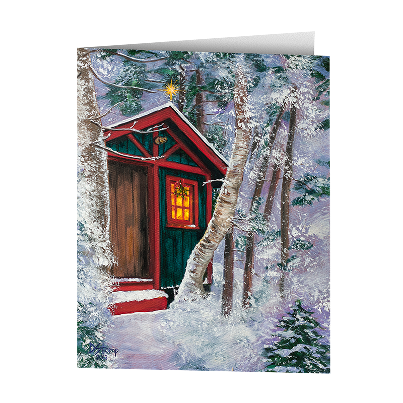 Camp Christmas Card- The Boathouse (5 cards)