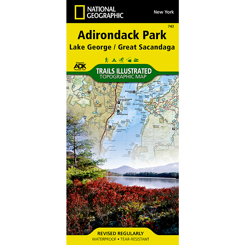 Map-743 Lake George / Great Sacandaga Area