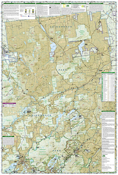 Map-746 Saranac / Paul Smiths Area