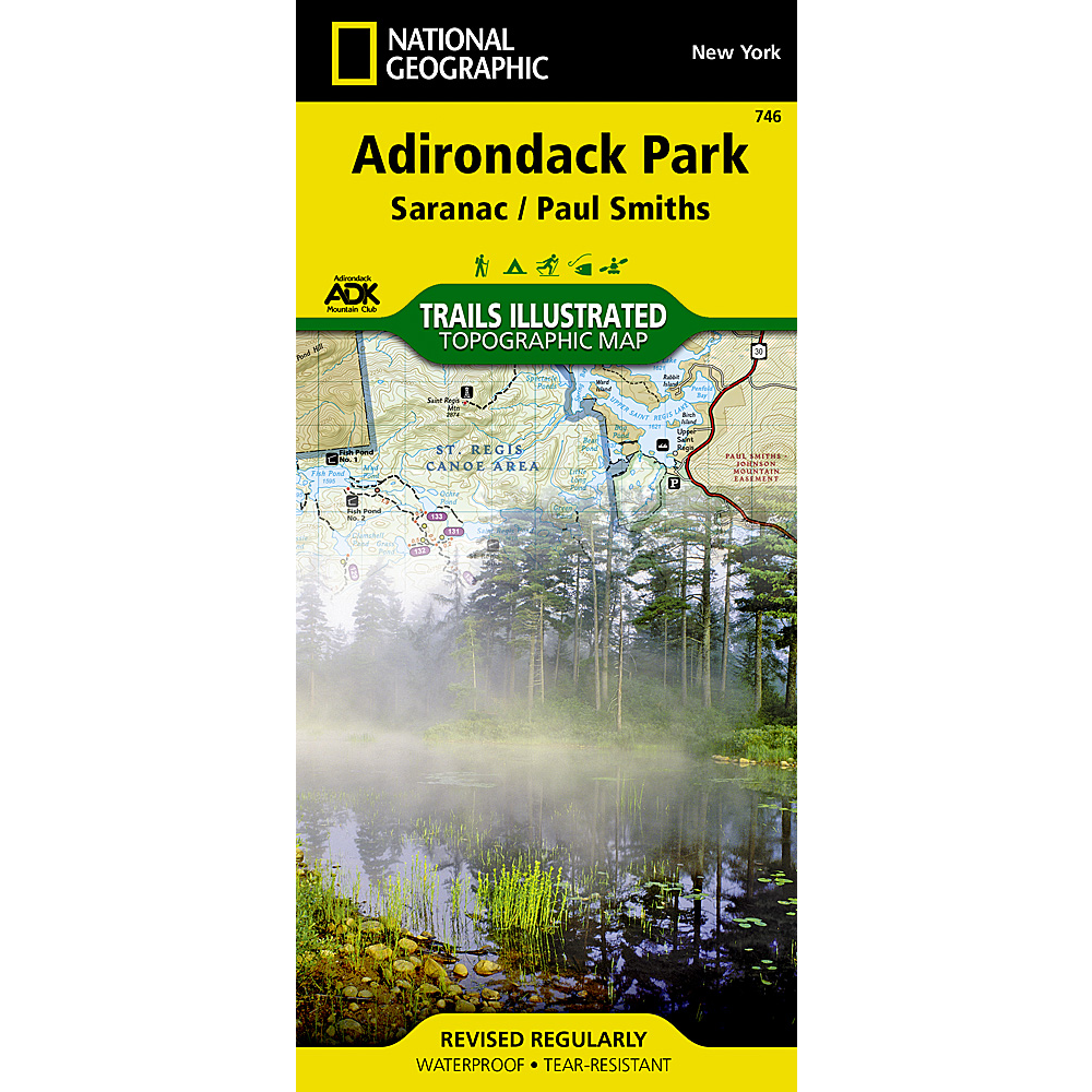 Map-746 Saranac / Paul Smiths Area