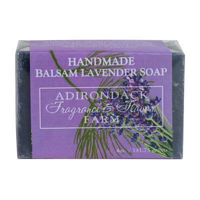 Balsam Lavender Handmade Soap 4oz Bar
