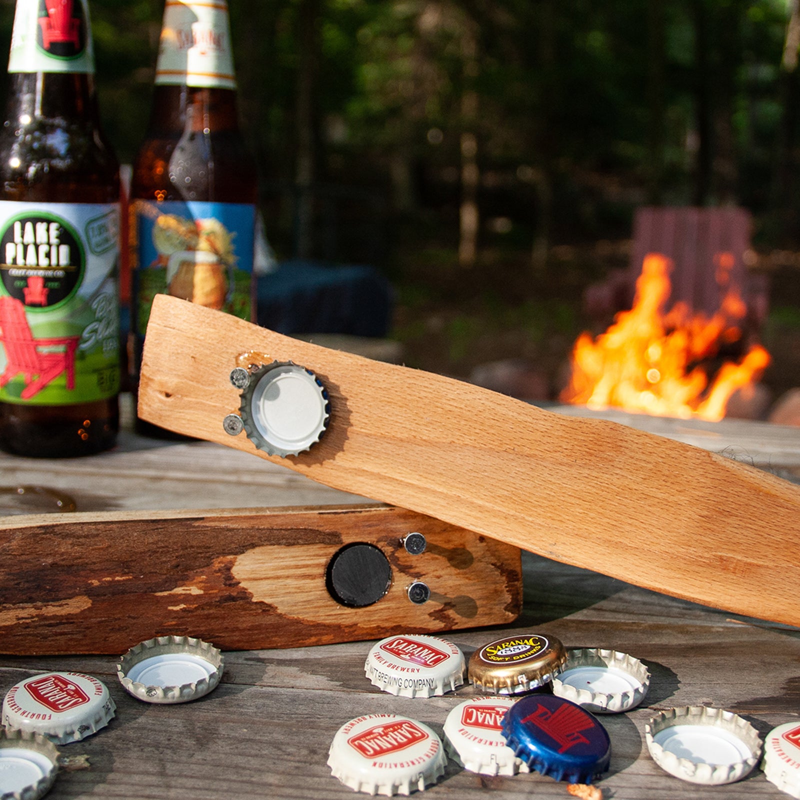 Adirondack Firewood Bottle Opener