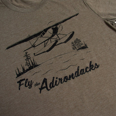 Fly the Adirondacks Tshirt -Olive
